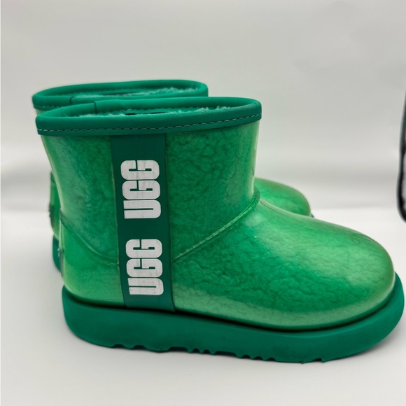 UGG Other - Ugh Classic Clear Mini II Youth Boots. Green. Size 12. Waterproof. Rain/Snow